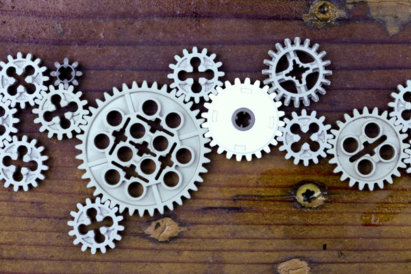 gears turning